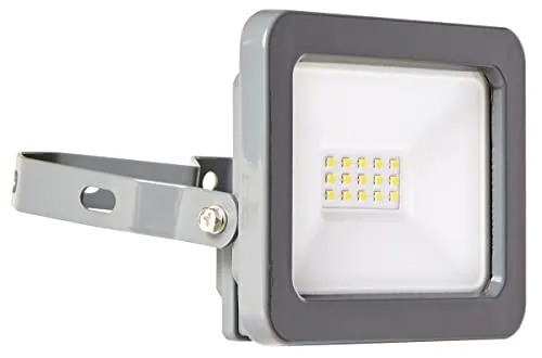 Northpoint 15W LED Strahler Fluter Außen 1500 Lumen Außenstrahler, IP65 Wasserdicht 6500K Kaltweiß (Grau)