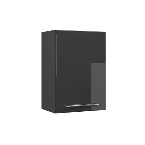 Vicco Hängeschrank Fame-Line, Anthrazit Hochglanz in grau von Vicco