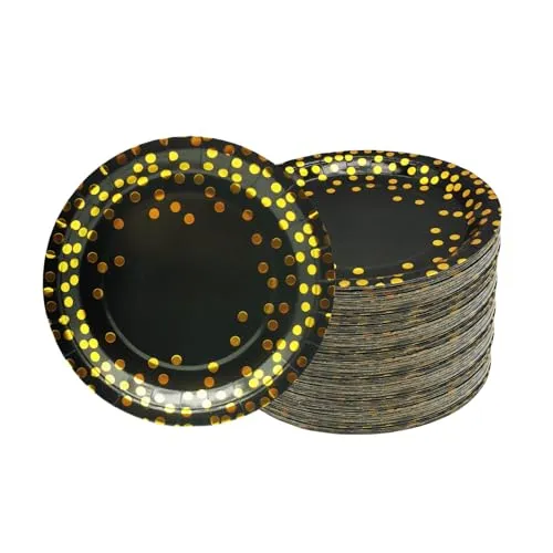 CEILIWEN Goldene Pappteller von CEILIWEN