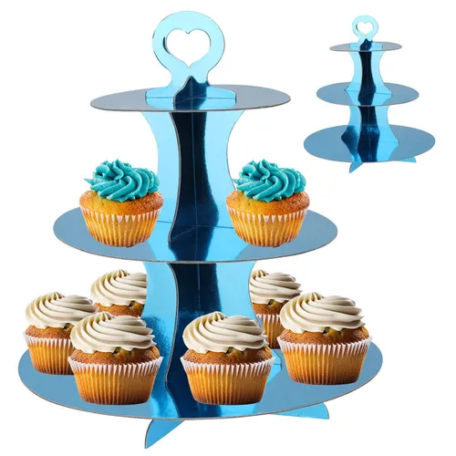 Cupcake Ständer Baby Shower Party Etagere Tischdekoration Hochzeit Muffin Deko