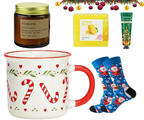 Quality Elegance Pflege-Geschenkset Luxus Weihnachts Geschenkset für Frauen & Männer, 5-tlg.
