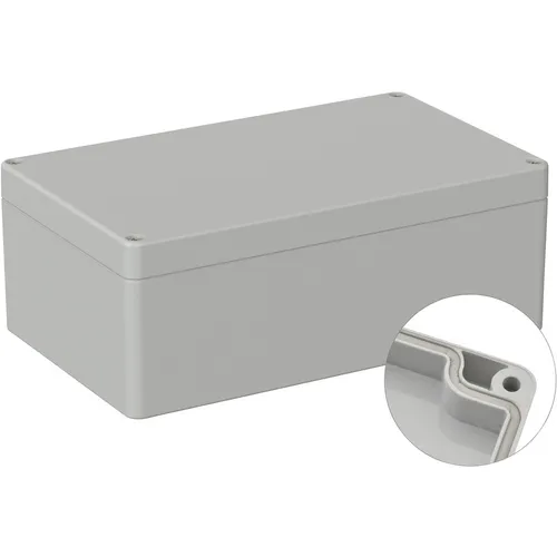 TRU COMPONENTS  TC-9065636 Industrie-Gehäuse 200 x 120 x 75  ABS  Lichtgrau (...