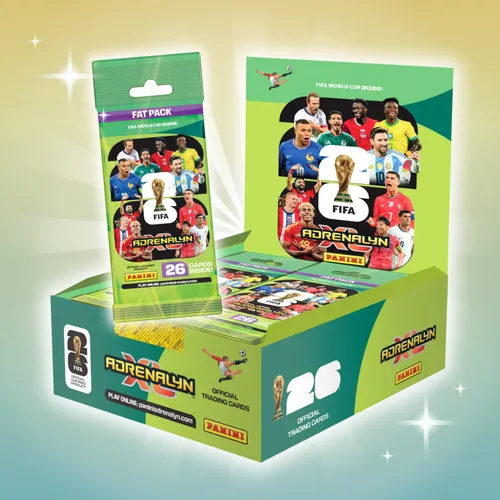 Panini FIFA World Cup 2026 Adrenalyn XL Fat Pack Display | 10 Fat Packs