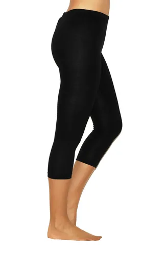 3/4 Capri Leggings kurz viele Farben Baumwolle Sport Yoga von YESET