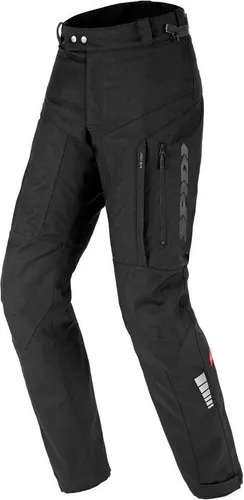 Spidi H2Out Outlander Motorradhose 4XL schwarz - Wasserdichte und atmungsaktive Motorradhose mit abnehmbarer H2Out Membran. Ideal für Fahrten bei jedem Wetter, sorgt für Komfort und Schutz.