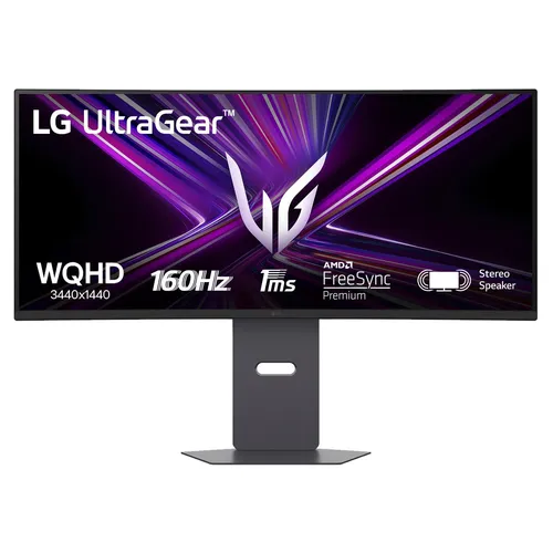 LG 34G600A-B 34 Zoll UW-QHD Monitor - Monitore: Erlebe Gaming in einer neuen Dimension mit 3440 x 1440 Pixeln, 160 Hz Bildwiederholrate und flimmerfreier Technologie für ein atemberaubendes visuelles Erlebnis.