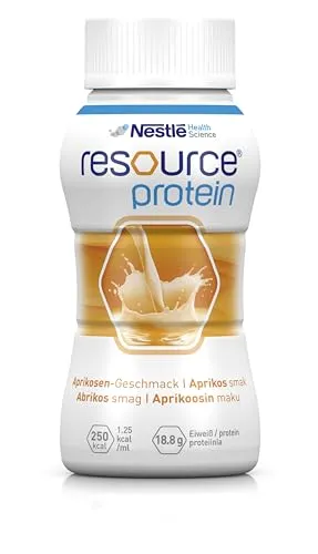 Nestle Trinknahrung Resource® Protein Drink Aprikose, 200ml, 4 Stück