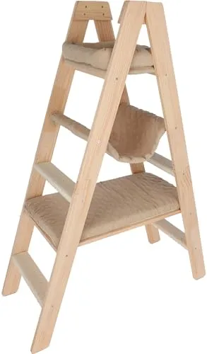 Katzen Kratzbaum Ladder Echtholz von Kerbl