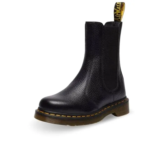 Dr. Martens Damenstiefel 2976 Hi Chelsea Boot Schwarz - Wanderschuhe mit robustem Milled Nappa Leder, ideal für stylische Outdoor-Abenteuer oder den Alltag. Jetzt in Größe 39 versandkostenfrei erhältlich!