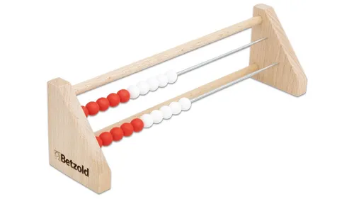 Betzold Schüler-Rechenrahmen, ZR bis 20, Farbe: rot/weiß von Betzold