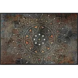 wash+dry by Kleen-Tex Fußmatte Madhana in braun von wash+dry