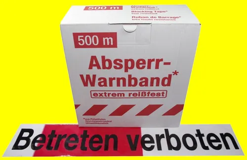Warnklebeband von Fluid_Gelber