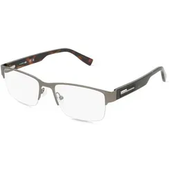 Produktbild Lacoste L2299 Unisex-Brille inkl. Gläser Vollrand Quadratisch Metall-Gestell 54/19/145, grau