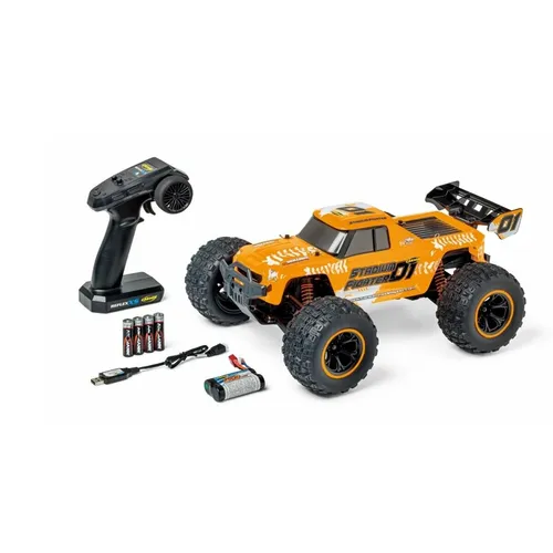 Carson 404253 1:10 XS Stadium Fighter - RTR Orange - RC-Modelle mit 100% Ready-to-Run Design, ideal für actionreiche Offroad-Abenteuer und schnelle Fahrten.