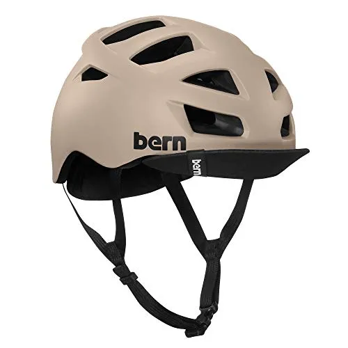 Bern Allston Matter Fahrradhelm für Erwachsene, Herren, Sand matt, Beige, Größe S, 52 – 55,5 cm