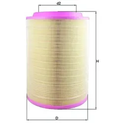 Produktbild Mahle Luftfilter LX 2082