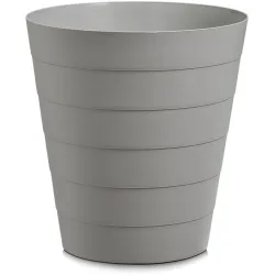 Zeller Present Handels GmbH Zeller Abfalleimer, Kunststoff 13,5 Liter, Aus robustem & strapazierfähigem Kunststoff gefertigt, Farbe: grau 18108