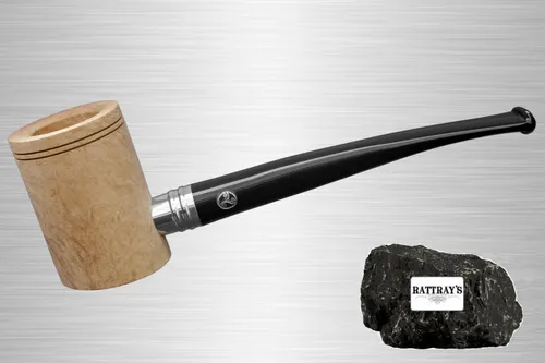 Rattray's Ahoy Natural Pfeife naturfarbend Straight Poker 9mm Filter