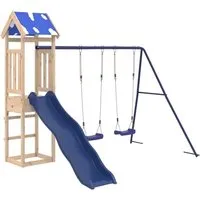 vidaXL Spielturm aus massivem Kiefernholz von vidaXL