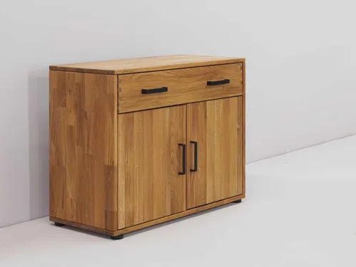 Massa Sideboard Eichenholz Natur 90 x 40 x 70 cm