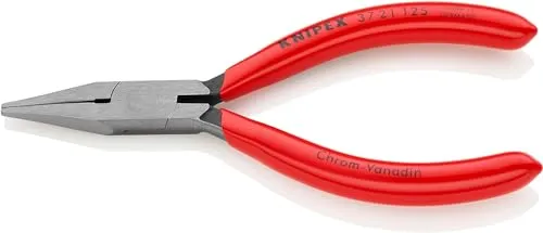 KNIPEX Greifzange für Feinmechanik mit Kunststoff überzogen 125 mm, 37 21 125