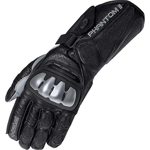 Held Phantom II Motorrad Handschuhe, schwarz, Größe S für Männer