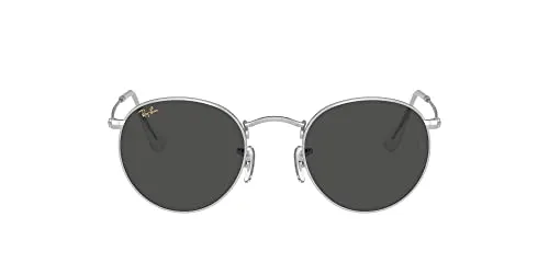 Ray-Ban Unisex Rb3447 Round Metal Sonnenbrille, Silver, 50 in silber von Ray-Ban
