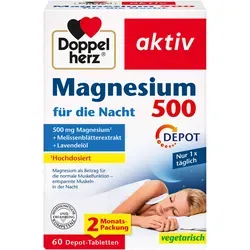 Doppelherz aktiv Magnesium 500 für die Nacht Tabletten 60 St