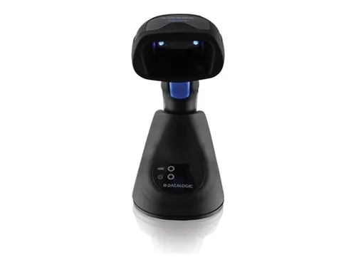Datalogic QuickScan QM2500 433 MHz Kit - 2D Barcode Scanner - Barcodescanner für kabelloses Scannen, ideal für Einzelhandel und Lager. Mit 2D-Imager für präzises Scannen von Barcodes, auch von mobilen Geräten.