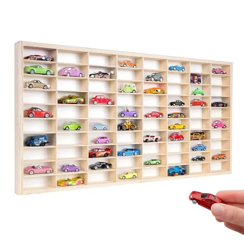 Creative Deco Setzkasten Holz Sammlervitrine für Autos