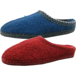 Haflinger Damen Hausschuh Pantoffel AS 611002-3, Größe:41 EU, Farbe:Rot - Rot - 41