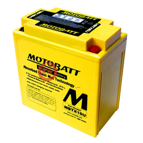 MOTOBATT MBTX16U Versiegelte Batterie für Moto Guzzi Bellagio-Aquila