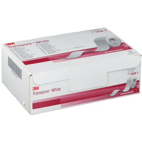 Produktbild Transpore White Rollenpflaster 2,5 cm x 9,1 m
