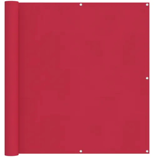 vidaXL Balkonsichtschutz Bordeauxrot 120 x 200 cm