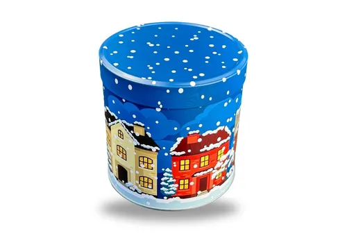 MediMuc Keksdose Runde Lebkuchendosen mit verschiedenen Motiven - Weihnachtsdosen