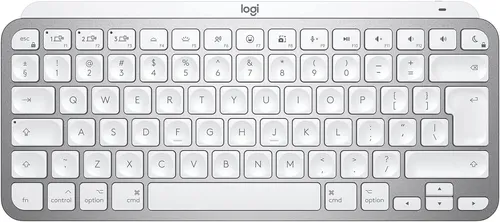 Logitech MX Keys Mini für Mac, US, Hellgrau - Kabellose Mini-Tastatur für Mac mit Hintergrundbeleuchtung, ergonomischem Design und intelligenter Tastenbelegung für optimale Produktivität und Komfort.