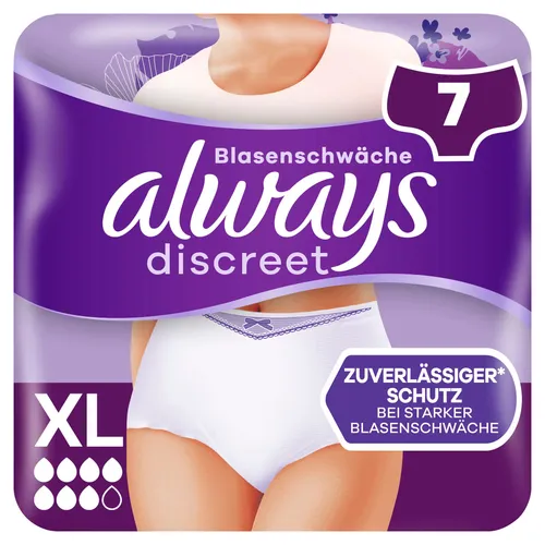 always Discreet Inkontinenz Pants Plus XL 7 Inkontinenz-Höschen