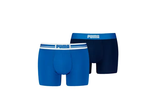 PUMA Boxershorts PUMA MEN EVERYDAY PLACED LOGO BOXERS (2er Pack) mit Logo Webbund