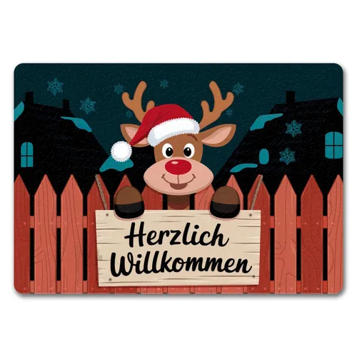 Rentier mit roter Nase