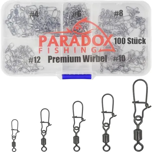 Karabiner & Wirbel von Paradox Fishing