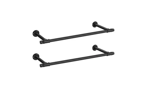 SONGMICS Kleiderstange (2 St) in schwarz von SONGMICS