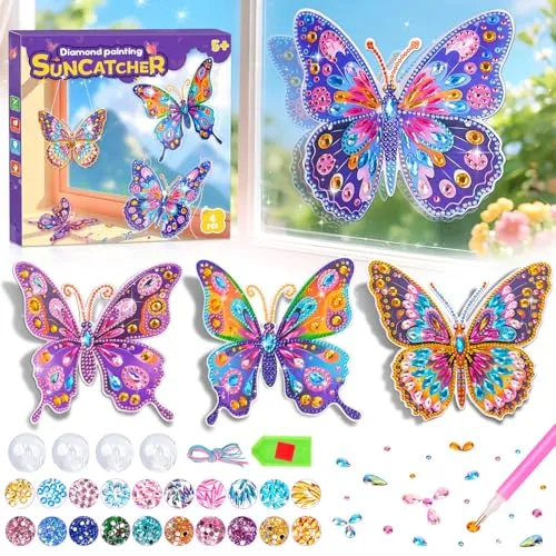 Bastelset Schmetterling für Mädchen 6-10 Jahre von Hollivi