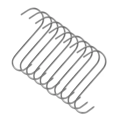 Stück S-Räucherhaken Fleischhaken Räuchern Stainless Steel 12cm smoking hooks 10