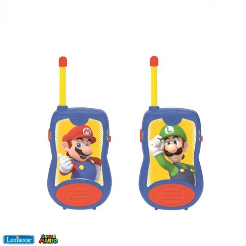 Mario Walkie Talkie - Funkgeräte für Kinder, mit einer Reichweite von bis zu 120m für grenzenlosen Spielspaß und Kommunikation im Freien.