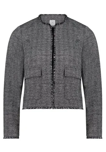 BETTY & CO Jerseyjacke mit Fransen