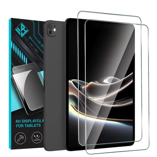 2x Tablet Displayglas für iPad Pro 8. Gen (M5) 13 2025 Display Schutz 4H Folie