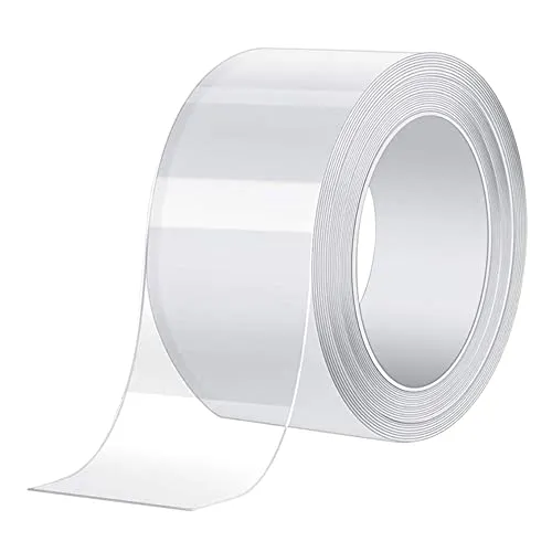 Gebildet PVC Bad Versiegelungsmittel Tape, Acryl Abdichtungsband Wand Dichtungsband Wasserdicht Band, Küche Herd Spaltdichtungen (5CM × 10M, Transparent)