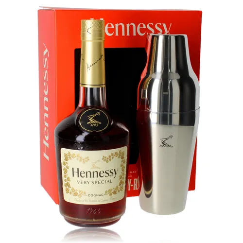 Hennessy VS Cognac mit Shaker 0,7l, alc. 40 Vol.-%