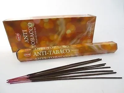 Produktbild ANTI TOBACCO von HEM BIG PACK 6x 20 RäucherSTÄBCHEN Original Indien Incense