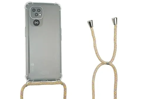 caseroxx Handyhülle mit Kordel für Doro 8100/8110 / 8200/8210 / 8220 – TPU-Schutzhülle zum Umhängen, verstellbar, rutschfest